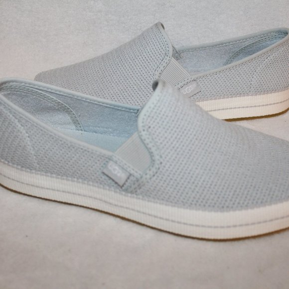 NEW UGG WOMENS BREN CANVAS SNEAKERS GREY VIOLET - Picture 2 of 8